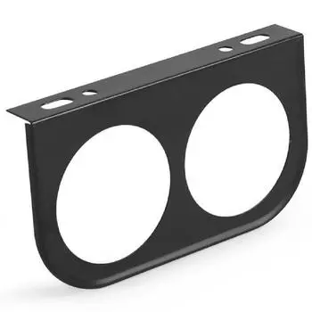 Держатель датчика 52 мм, 2-дюймовый датчик на приборной панели, устойчивый к выцветанию, легко устанавливается на транспортные средства (черный) серебряный