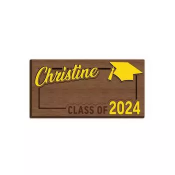 Держатель денег на выпускной 2024 года, деревянный конверт, кошелек, держатель денег на выпускной 2024 года, класс, подарочный сейф