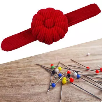 Держатель/держатель для швейной иглы для куклы красный