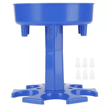 Держатель-диспенсер для 6 стопок, диспенсер для вина, пива, напитков, товары для вечеринок, барные аксессуары, синий синий