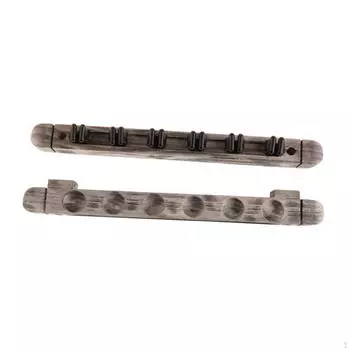 Держатель для 6 киев для бильярдных палочек, настенная стойка для хранения серый