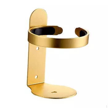 Держатель для электрической зубной щетки, держатель для зубной пасты, полированный, экономит место, настенный золотой