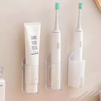 Держатель для электрической зубной щетки, подставка, настенный держатель для зубной щетки, экономия места, органайзер для ванной комнаты, аксессуары 1