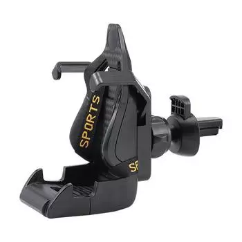 Держатель для автомобильного телефона с гоночным сиденьем, подставка с присоской, держатель для мобильного телефона, кронштейн для автомобильного воздуховыпускного отверстия