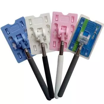 Держатель для автомобильной карты оплаты проезда Регулируемый держатель для стиков Touch N Go Наклеиваемые телескопические стержни для считывания парковочных пошлин Стержни для бесконтактной оплаты