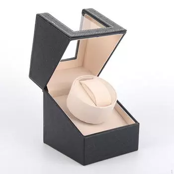 Держатель для автоподзавода часов с адаптером США из искусственной кожи, удобный в использовании механический чехол