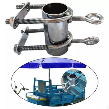 Держатель для балконного зонтика, подставка для зонта на палубе, зажим, крепление, аксессуары, фиксированный кронштейн для перил for 5x7cm tube