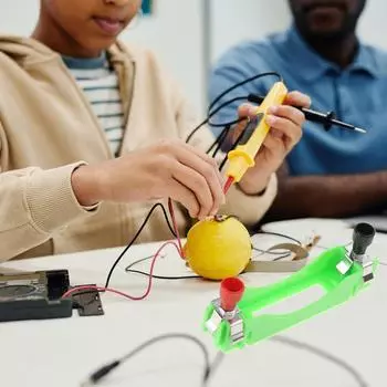 Держатель для батареек типа АА, ящик для хранения батареек, параллельный последовательный держатель батареек типа АА для электрических экспериментов, преподавания физики 1