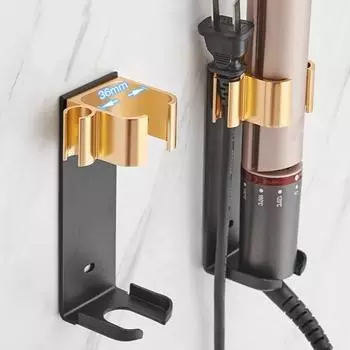 Держатель для бигуди, устойчивый, универсальный, устойчивый к высоким температурам чёрный