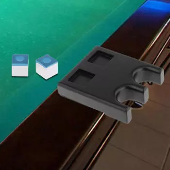 Держатель для бильярдного кия, для настольного кия, подставка для клюшки 2 Cue синий