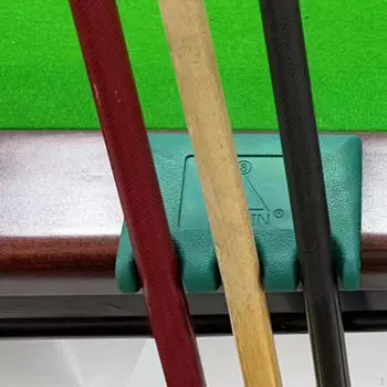 Держатель для бильярдного кия для настольной подставки для палок, переносной подставки Green with 2 Holes