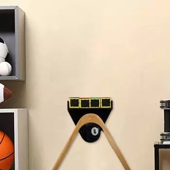 Держатель для бильярдного треугольника, настенное крепление, держатель для бильярдных мелков, 3D-печатные бильярдные принадлежности, органайзер для клуба, бильярдной, бара чёрный