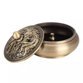 Держатель для благовоний для помещений, агаровая благовонная спираль, латунь, религиозные принадлежности, огнеупорный хлопок