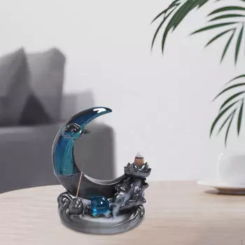 Держатель для благовоний Moon Backflow, декоративная скульптура для художественных промыслов