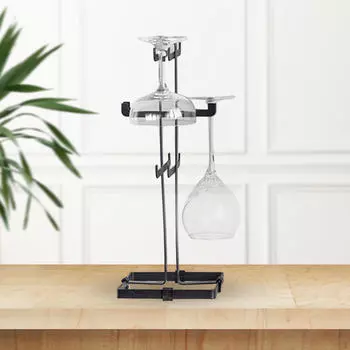 Держатель для бокала для вина, отдельно стоящий, прочный, креативный, для украшения дома, вешалка для сушки бокалов кофейный