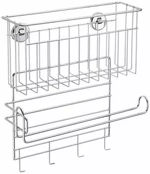 Держатель для боковой обертки холодильника Yoshikawa, серебристый, xx см 1304974 & 25,5 7,8 28,5