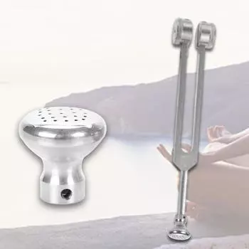 Держатель для ботинка с камертоном, алюминиевый многофункциональный, легкий, портативный, защита деталей для йоги серебряный