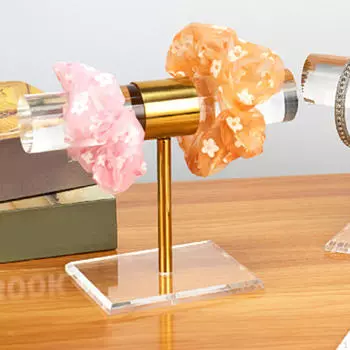 Держатель для браслета, стойка для хранения ювелирных изделий, органайзер для часов для розничного магазина золотой