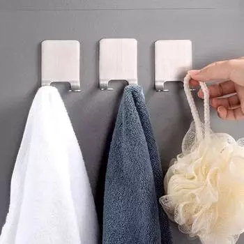 Держатель для бритвы из нержавеющей стали для ванной комнаты, крючок для хранения, настенная мужская полка для бритья, дырокол, бесплатная полка для бритвы, аксессуары для организации