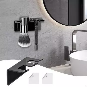 Держатель для бритвы, Подставка для помазка для бритья, для мужчин, Многофункциональная акриловая подставка для хранения, Душ