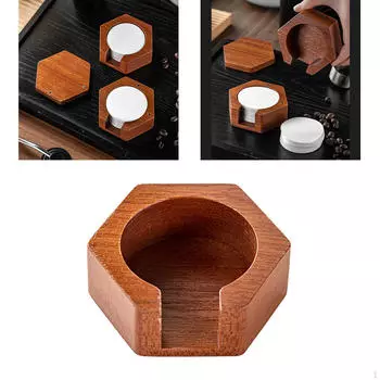 Держатель для бумаги, диспенсер для кофе с деревянным основанием для хранения 51/53/55/58 мм для десерта