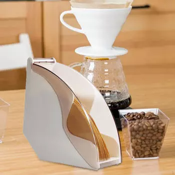 Держатель для бумаги для кофейного фильтра, аксессуары, удобный пылезащитный, практичный для кухонной столешницы