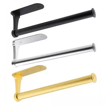 Держатель для бумажных полотенец Держатель для бумажных полотенец Настенное крепление для кухни AU золотой