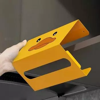 Держатель для бумажных полотенец, кухонная подвесная стойка для хранения бумажных полотенец, креативный железный диспенсер для салфеток, полка-органайзер для шкафа белый