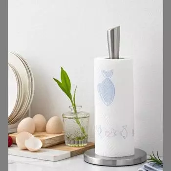 Держатель для бумажных полотенец, отдельно стоящий, удобно расположенный, с нескользящим дном, для хранения салфеток, подставка для дома, диспенсер для кухонных принадлежностей, инструмент
