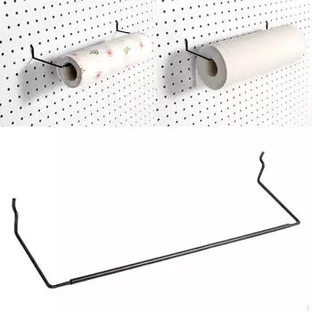 Держатель для бумажных полотенец Pegboard, держатель для рулонов вешалок, кухонный бар Pegboard, туалет