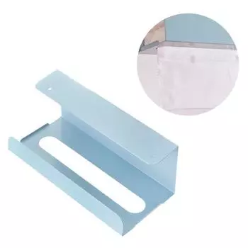 Держатель для бумажных полотенец под шкафом, подвесной ящик для извлечения салфеток, японская стойка, утюг, синий цвет