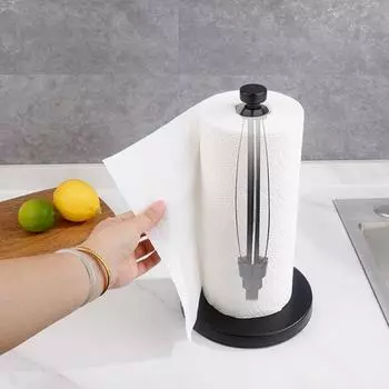 Держатель для бумажных полотенец с нескользящими присосками, нержавеющее, устойчивое к коррозии, бумажное полотенце для кухонной столешницы B