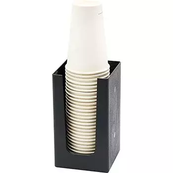 Держатель для бумажных стаканчиков Подставка для кофейных стаканчиков Диспенсер для бумажных стаканчиков Черный