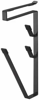 Держатель для бутылки и кружки Yamazaki Jitsugyo Black Tower 4285 (Ямадзаки) приблизительно. Ш1.8XГ13XВ25.5см чёрный