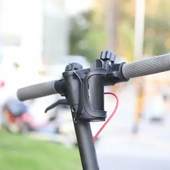 Держатель для бутылки с водой для электроскутера, вращающийся на 360 градусов винт для M365 PRO 2, регулируемая фиксирующая подставка для стакана с водой, аксессуары чёрный