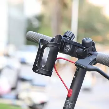 Держатель для бутылки с водой для электроскутера, вращающийся на 360 градусов винт для M365 PRO 2, регулируемая фиксирующая подставка для стакана с водой, аксессуары чёрный