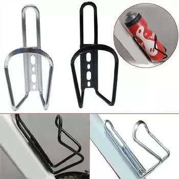 Держатель для бутылки с водой для велосипеда, пластиковый держатель для горного велосипеда с винтовым ключом серебряный