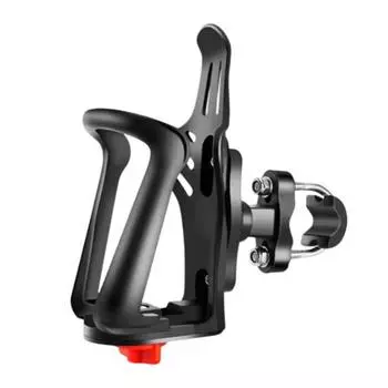 Держатель для бутылки с водой для велосипеда. Держатель для чашки для мотоцикла. Стабильная противоскользящая защита. Широкое применение. Простая установка. Кронштейн для бутылки с водой. красный
