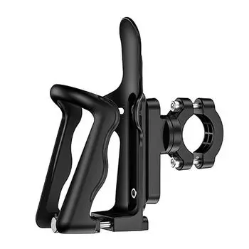 Держатель для бутылки с водой на велосипеде, вращающийся держатель для напитков на мотоцикле, крепление для бутылки с водой на велосипед, клетка подходит чёрный