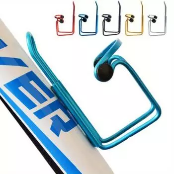 Держатель для бутылки с водой на велосипеде, держатель для бутылки из алюминиевого сплава, клетка для бутылки, установленная для горного велосипеда, велосипедные аксессуары чёрный