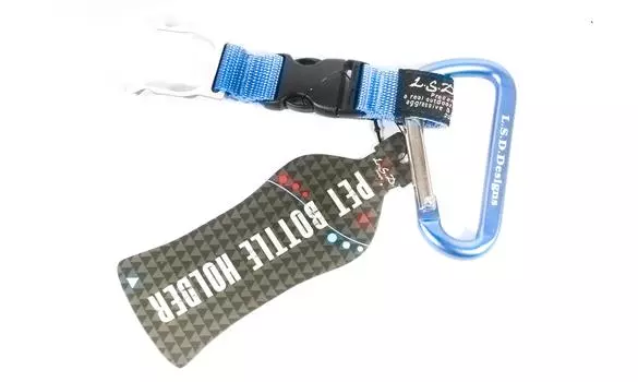 Держатель для бутылок с ЛСД, карабин, синий (2121)