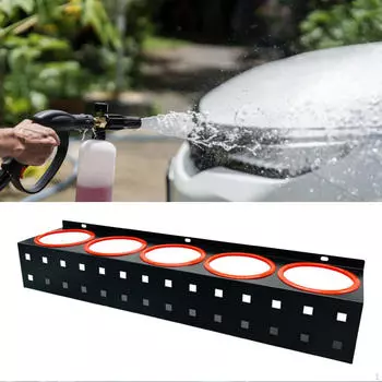 Держатель для бутылок с распылителем, настенный кронштейн, металлические аксессуары для детейлинга автомобиля