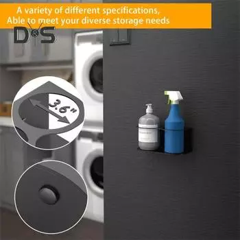 Держатель для бутылок с распылителем, стойка для хранения, нержавеющая, прочная, несущая, простая установка, настенное крепление, органайзер для бутылок с краской 1Holes