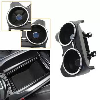 Держатель для чашки с водой, стильное отверстие, черный многофункциональный двойной автомобильный кронштейн для подставки для напитков 2196800414 для