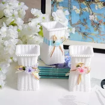 Держатель для цветов, украшение для рабочего стола, изысканное мастерство, пара