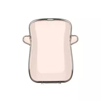 Держатель для детского питания для самостоятельного кормления - без сдавливания, без проливания, без беспорядка, многоразовый контейнер для отлучения ребенка от груди розовый