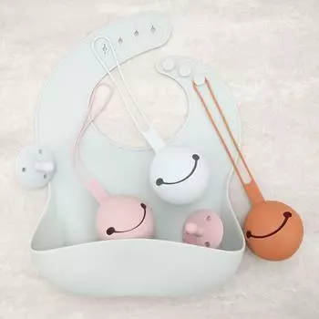 Держатель для детской соски без содержания бисфенола А, силиконовый переносной контейнер для детской пустышки без содержания бисфенола А, коробка для хранения сосок, чехлы для детских вещей