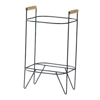 Держатель для диспенсера для напитков, стеклянный кувшин, металлическая проволока 15.8cm