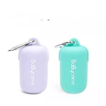 Держатель для диспенсера для собачьих какашек с карабином для путешествий на открытом воздухе для сбора отходов домашних животных Силиконовые аксессуары Экологичные товары Товары мятный