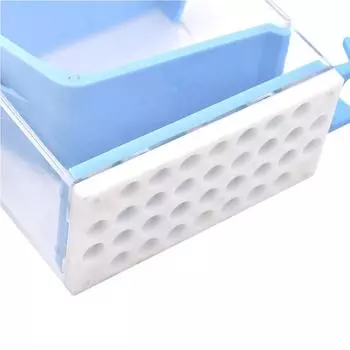 Держатель для диспенсера для стоматологических ватных валиков, держатель для коробки прессованного типа, стоматологические, белого и синего цвета, ортодонтические товары, расходные материалы для стоматологической лаборатории синий
